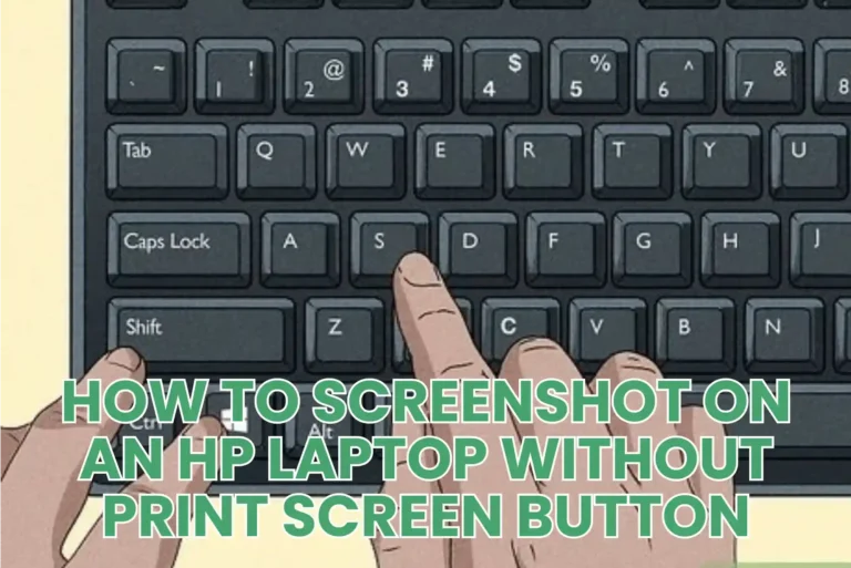 How to Screenshot on an HP Laptop Without Print Screen Button