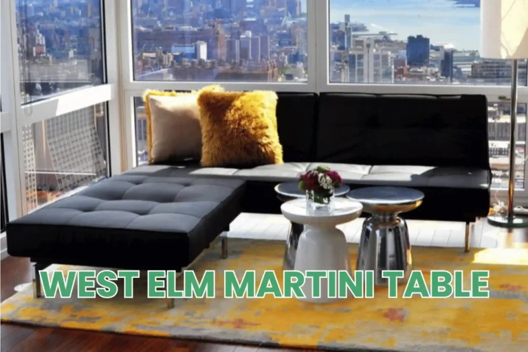 West Elm Martini Table
