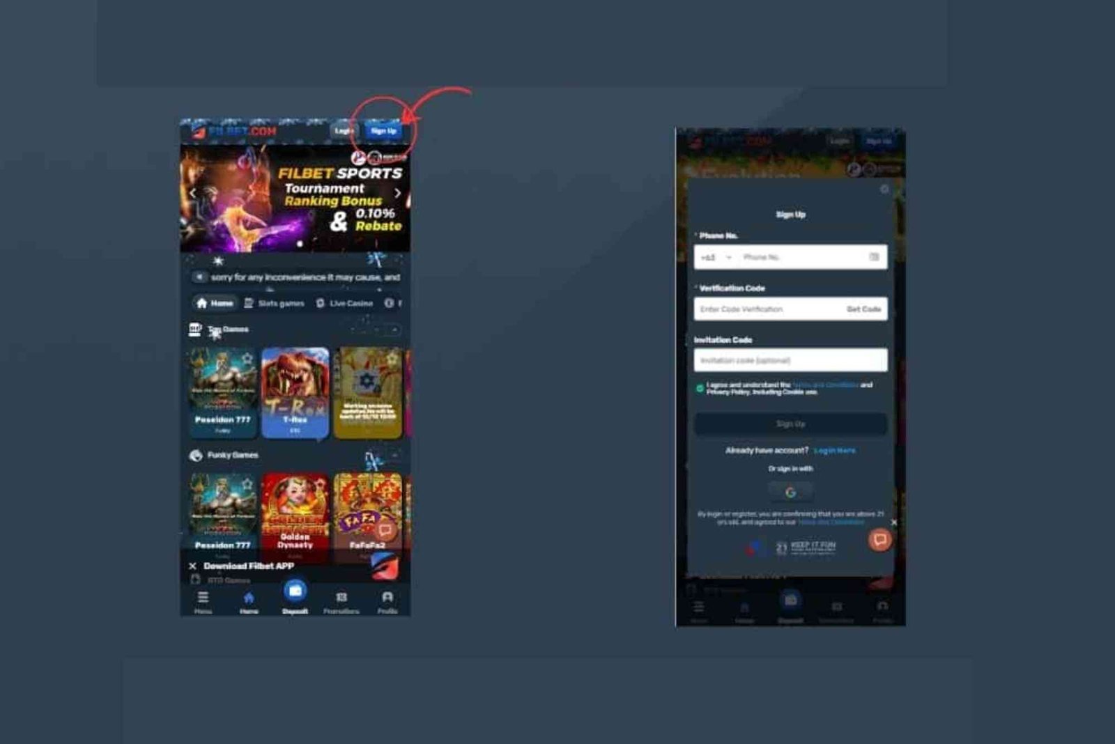 Log in Faster, Win Faster on Filbet